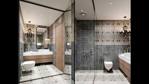 Attached Bathroom in 3 BHK Apartment at Pal – for Sale