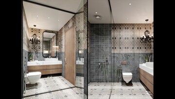 Attached Bathroom in 3 BHK Apartment at Pal – for Sale