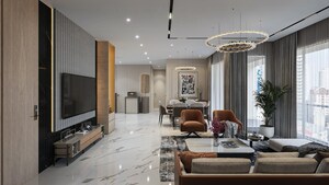 Living Room in 3 BHK Apartment at Pal – for Sale