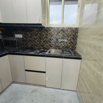 Kitchen in 1 BHK Builder Floor at Malviya Nagar – for Rent