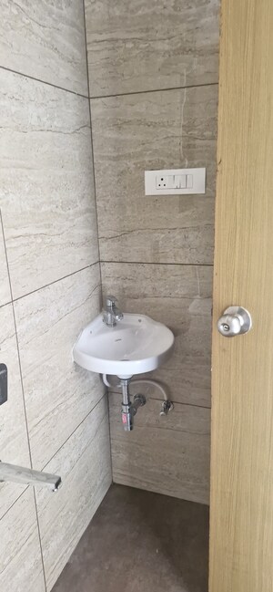 Bathroom in 1 BHK Apartment at Chandak 34 Park Estate, Goregaon West – for Rent