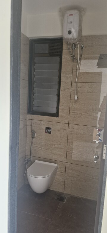 Bathroom in 1 BHK Apartment at Chandak 34 Park Estate, Goregaon West – for Rent
