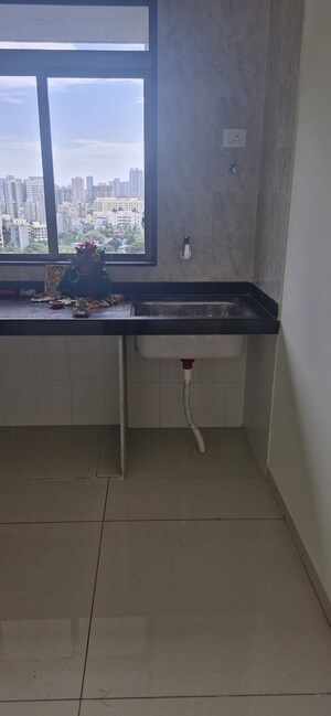 Kitchen in 1 BHK Apartment at Chandak 34 Park Estate, Goregaon West – for Rent