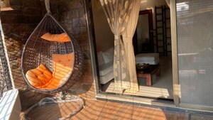 Staircase in 3 BHK Apartment at Evershine Greens, Andheri West – for Rent