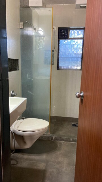 Bathroom in 3 BHK Apartment at Evershine Greens, Andheri West – for Rent