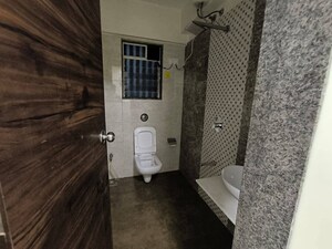 Bathroom in 1 BHK Apartment at Saket CHS Malad East, Malad East – for Rent
