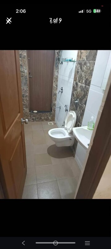Bathroom in 1 BHK Apartment at Saket CHS Malad East, Malad East – for Rent