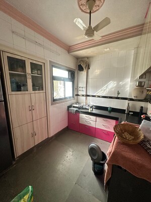 Kitchen in 1 BHK Apartment at Runwal Plaza, Vartak Nagar – for Rent