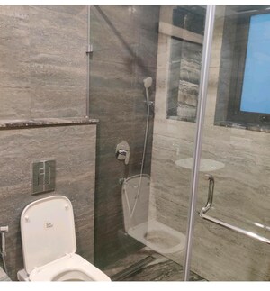 Bathroom in 3 BHK Builder Floor at Gulmohar Park – for Rent