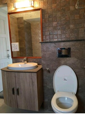 Bathroom in 3 BHK Builder Floor at East Of Kailash – for Rent