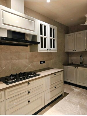 Kitchen in 4 BHK Builder Floor at East Of Kailash – for Rent