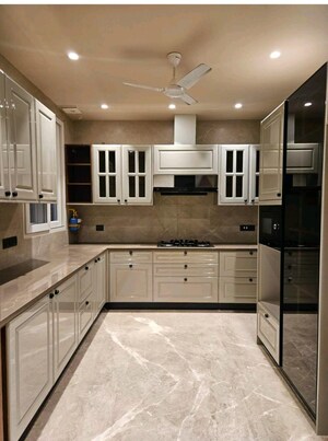 Kitchen in 4 BHK Builder Floor at East Of Kailash – for Rent