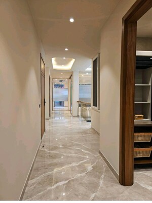 Building Lobby in 4 BHK Builder Floor at East Of Kailash – for Rent