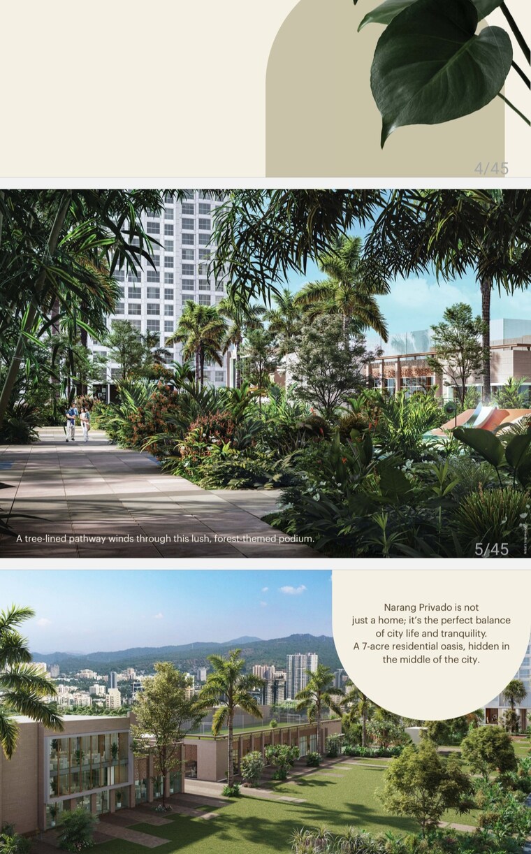 Master Bedroom, narang-privado 2 Bedroom 479 Sq.Ft. Apartment In Pokhran Road No One Thane 9282771