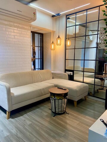 Living Room in 1 BHK Apartment at The Baya Central, Lower Parel – for Rent