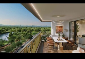 Balcony in 5 BHK Penthouse at Lodha Kolshet, Kolshet Road – for Sale
