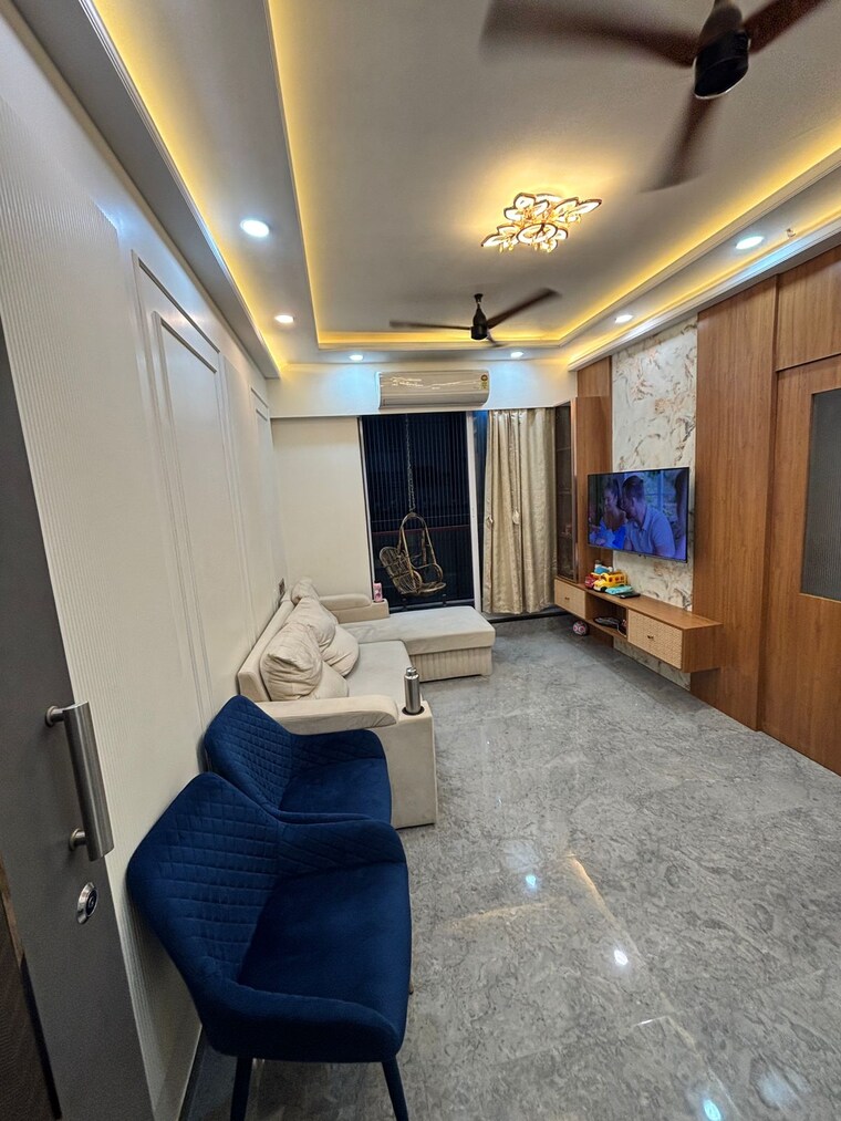 Living Room, larkins-315-rio 1 Bedroom 490 Sq.Ft. Apartment In Panch Pakhadi Thane 9282802