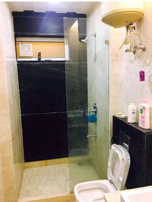 Bathroom in 3 BHK Builder Floor at Chittaranjan Park – for Rent