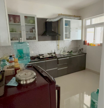 Kitchen in 2 BHK Apartment at Ramky One Galaxia Phase 2, Nallagandla – for Rent