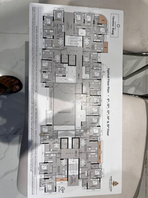 Floor Plan in 2 BHK Apartment at Vaibhav Queens Park, Chembur – for Sale