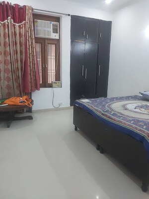 Bedroom in 1.5 BHK Builder Floor at RWA Apartments Sector 12, Sector 12 – for Rent