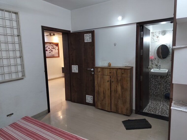 Bedroom, royal-imperio 3 Bedroom 1600 Sq.Ft. Apartment In Pimple Saudagar Pune 9283017