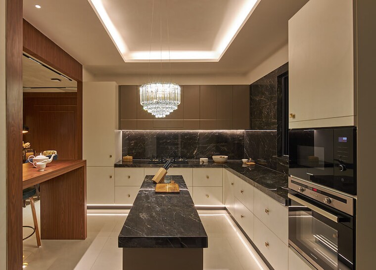 Kitchen, purva-atmosphere 3 Bedroom 1313 Sq.Ft. Apartment In Keshav Nagar Pune 9283019
