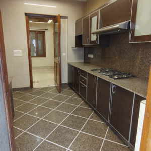 Kitchen in 3.5 BHK Builder Floor at Vasant Vihar – for Rent