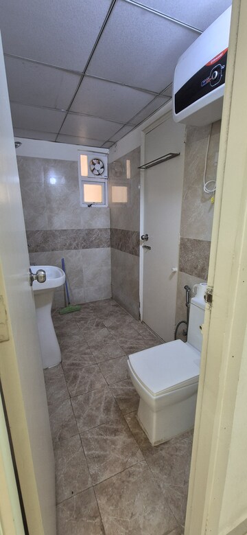 Bathroom in 3 BHK Apartment at Gaurs Siddhartham, Siddharth Vihar – for Rent
