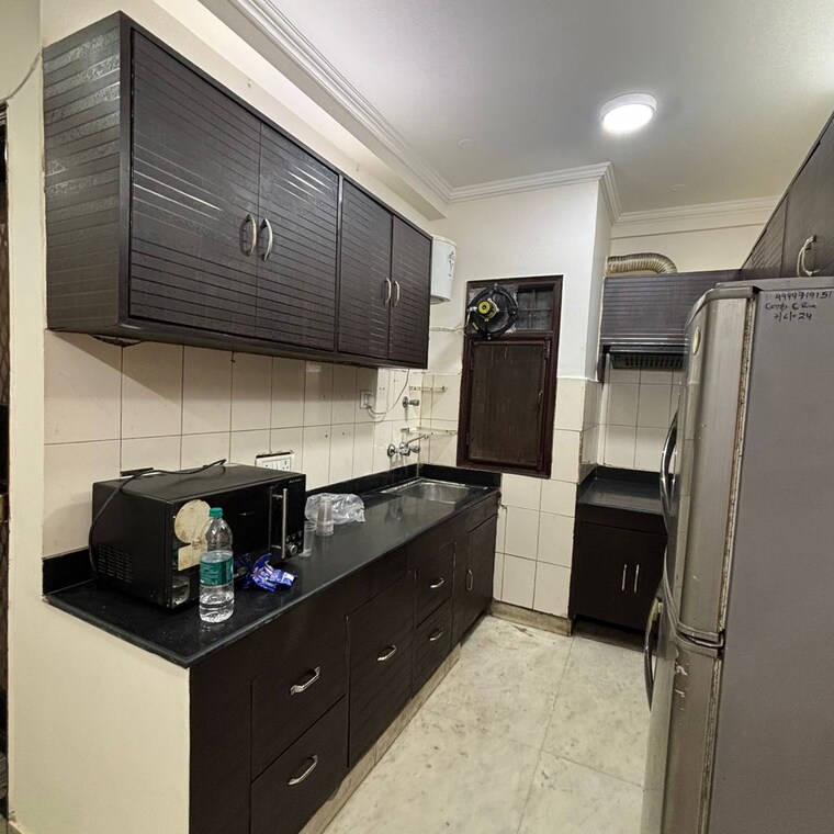 Kitchen, malviya nagar 3 Bedroom 1200 Sq.Ft. Builder Floor In Malviya Nagar Delhi 9283031