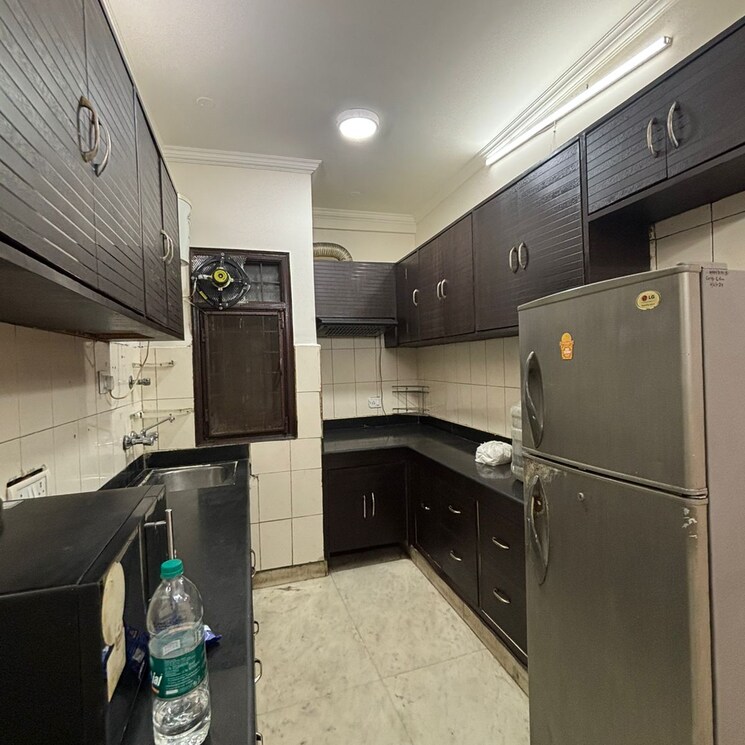 Kitchen, malviya nagar 3 Bedroom 1200 Sq.Ft. Builder Floor In Malviya Nagar Delhi 9283031