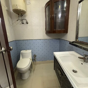Bathroom in 3 BHK Builder Floor at Malviya Nagar – for Rent