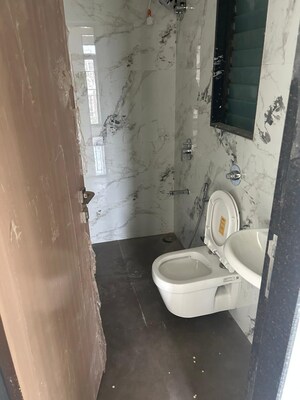 Bathroom in 1 BHK Apartment at Oxford Navrang Crystal, Goregaon West – for Rent