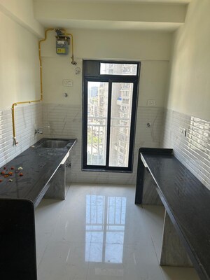 Kitchen in 2 BHK Apartment at Oxford Navrang Crystal, Goregaon West – for Rent