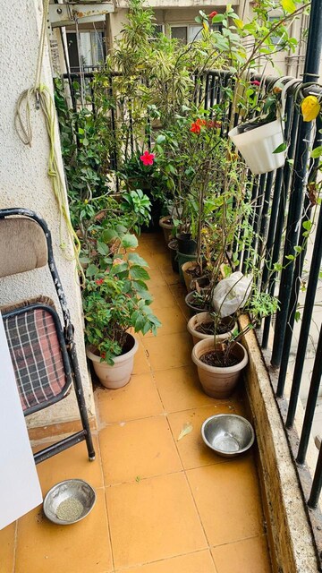 Balcony in 2.5 BHK Apartment at Everest World Morning Glory CHS Ltd, Kolshet Road – for Sale
