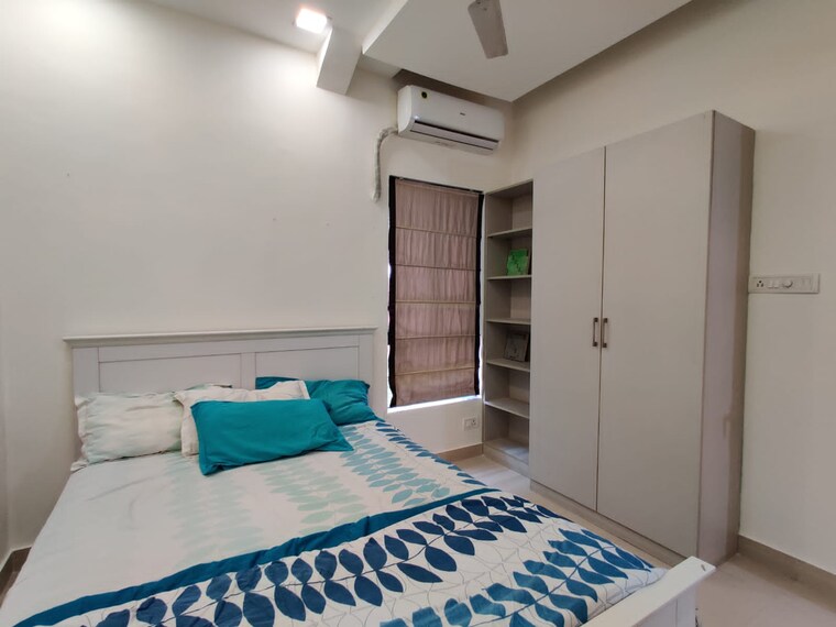 Bedroom, marvel-cascada 2 Bedroom 1200 Sq.Ft. Apartment In Balewadi Pune 9283135