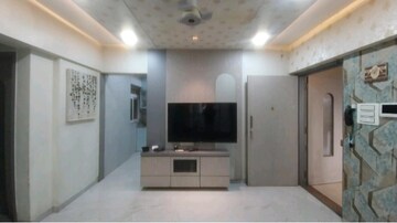 Living Room in 2 BHK Apartment at Runwal Garden City, Balkum Pada – for Sale