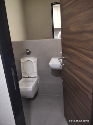 Bathroom in  Office Space at Kesar Solitaire, Sector 19 Sanpada – for Rent