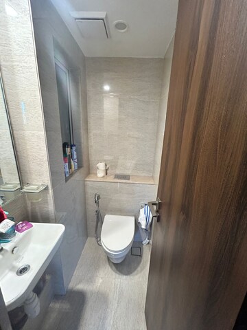 Bathroom in 1 BHK Apartment at Hiranandani Regent Hill, Powai – for Rent