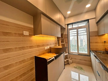 Kitchen in 1.5 BHK Apartment at Sheth Avante, Kanjurmarg West – for Rent