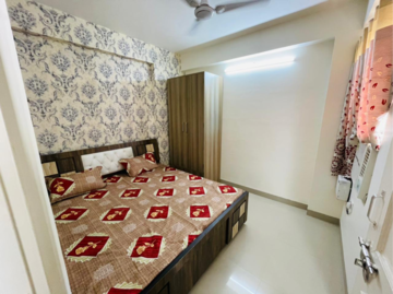 Bedroom in 2 BHK Apartment at Manglam Aadhar, Keshupura – for Rent