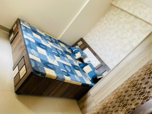 Bedroom in 2 BHK Apartment at Manglam Aadhar, Keshupura – for Rent