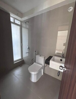 Bathroom in 2 BHK Apartment at Indiabulls One Indiabulls, Pokhran Road No Two – for Rent