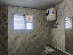 Bathroom in 2 BHK Apartment at AWHO Sandeep Vihar, Whitefield – for Rent