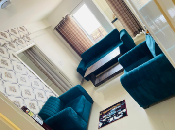 Living Room in 2 BHK Apartment at Manglam Aadhar, Keshupura – for Rent