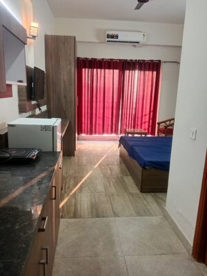 Balcony in 1 BHK Apartment at Paramount Golfforeste, Zeta I Greater Noida – for Rent