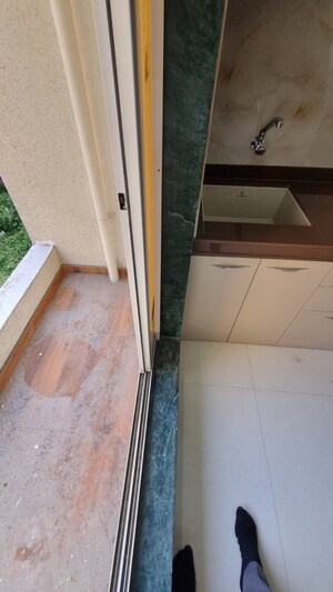 Balcony in 1 BHK Apartment at Ashapura Galaxy, Ambivali – for Sale