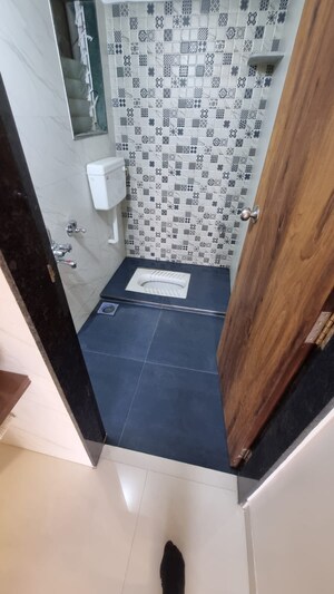 Bathroom in 1 BHK Apartment at Ashapura Galaxy, Ambivali – for Sale