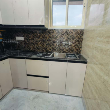 Kitchen in 1 BHK Builder Floor at Malviya Nagar – for Rent