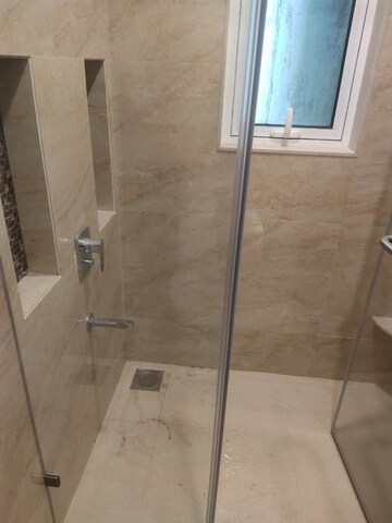 Bathroom in 3 BHK Apartment at Enpar Lotus 101 Worli Residences, Lower Parel – for Rent